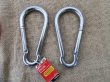 1Pc Heavy Duty Stainless Steel Carabiner Key Rings Key Holder Ch
