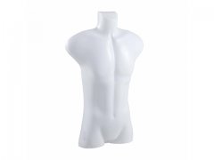 5X New White Male Torso Mannequins w/Hanging Hook