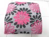 2Pcs HQ Fuschia Flower Hemp Pillow Cushion Covers 43cm 2Pcs HQ Fuschia Flower Hemp Pillow Cushion Covers 43cm