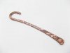 20Pcs Copper Plated Flower Carved Bookmarks
