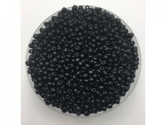 1Bag X 5000Pcs Opaque Glass Seed Beads - Black