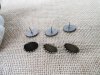 100Pcs Vintage Oval Glue On Adjustable Earring Stud Blanks Base