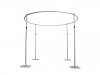 1Set Aluminium Round Top Backdrop Stand Party Background Support