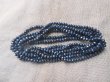 6Strand x 68Pcs Black Faceted Glass Beads 10mm