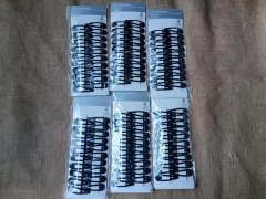 1Sheet x 20Pcs Black BB Snap Hair Pin Hair Clip 1Sheet x 20Pcs Black BB Snap Hair Pin Hair Clip
