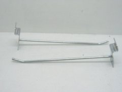50 Metal Slatwall Grid Peg Hooks 20cm Size 50 Metal Slatwall Grid Peg Hooks 20cm Size