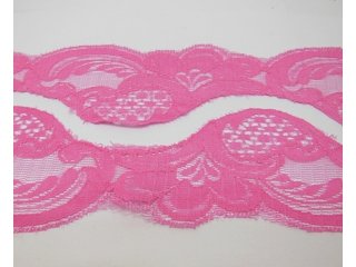 200Yard Fuschia Flower Edge Lacemaking Craft Trim Embellishment