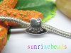 10pcs Silver Plated Screw Hatchet Beads European Design