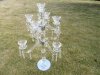 1X 9-Heads Tall Crystal Candle Holder Candelabra 59cm High