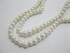 1Bag X 1700Pcs Glass Pearl Color Pearl Beads 6mm Dia.