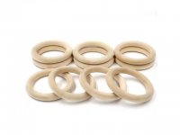20Pcs 55mm Wooden Rings Unfinished Teething Ring Or Craft Toss 20Pcs 55mm Wooden Rings Unfinished Teething Ring Or Craft Toss