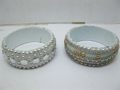12pcs White Bangles Bracelets Assorted Wholesale