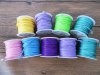 15Rolls X 5Meters Braided Waxed Cotton Rope Cord Bracelet String