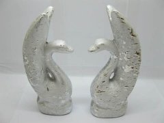 10Pairs Silver Foil Ceramics Swan Home Decoration Wholesale 10Pairs Silver Foil Ceramics Swan Home Decoration Wholesale