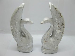 10Pairs Silver Foil Ceramics Swan Home Decoration Wholesale 10Pairs Silver Foil Ceramics Swan Home Decoration Wholesale