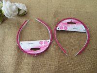 6Sets x 2Pcs Sparkle Pink White Headbands Hair Band Hair Loop 5m