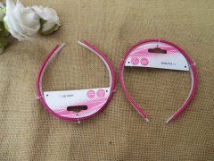 1Set x 2Pcs Sparkle Pink White Headbands Hair Band Hair Loop 5m