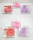 6Pcs Lovely Heart Shaped Scented Rose Candles Wedding Favor