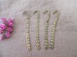 10Pcs Golden Color Vintage Flower Shaped Hook Metal Bookmarks