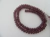 10Strand x 68Pcs Purple Red Crystal Beads 8mm