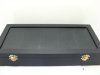 1X New Black Watch Storage Display Case with Glass Cover 1X New Black Watch Storage Display Case with Glass Cover