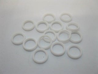 500Pcs White Bra Rings Bra Finding Acessories 8mm
