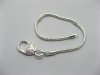 4Pcs Sliver Heart Clasp European Bracelet 20cm ac-str221 4Pcs Sliver Heart Clasp European Bracelet 20cm ac-str221