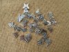 10packs x 30pcs Alloy Flower Butterfly Beads Charms Pendants Who