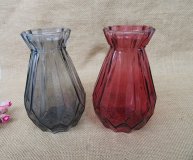 72Pcs Diamond Shape Glass Vases Wedding Party Supplies Mixed Col