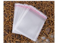 1000 Clear Self-Adhesive Seal Plastic Bag 14x10cm