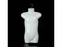 4Pcs White Children Torso Mannequin w/Hanging Hook