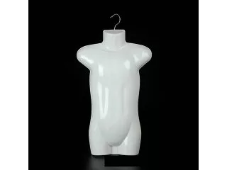 4Pcs White Children Torso Mannequin w/Hanging Hook