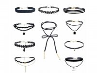 10 Style Fashion Women Choker Velvet Gothic Lace Tattoo Necklace