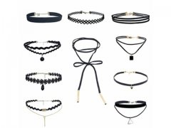10 Style Fashion Women Choker Velvet Gothic Lace Tattoo Necklace 10 Style Fashion Women Choker Velvet Gothic Lace Tattoo Necklace
