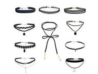 10 Style Fashion Women Choker Velvet Gothic Lace Tattoo Necklace
