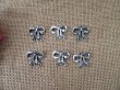 100Pcs New Bow Knot Beads Charms Pendants Jewellery Findings
