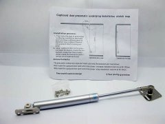 2X New Pneumatic Stay with Fixed Base 100N