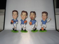 1set x 4pcs Footballer Rugby player Resin Sculpture Statue 1set x 4pcs Footballer Rugby player Resin Sculpture Statue