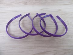 1x Purple Headbands Hair Clips Craft for DIY 12MM
