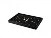 1X New Black Velvet Ring Display Cases Hold 100Rings 1X New Black Velvet Ring Display Cases Hold 100Rings