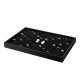 1X New Black Velvet Ring Display Cases Hold 100Rings 1X New Black Velvet Ring Display Cases Hold 100Rings
