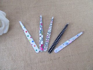 3Pcs Flat Tip Eyebrow Tweezers Facial Hair Plucker Puller Tool