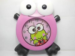 1X Pink Frog Shaped Wall Clock Room Decoration 1X Pink Frog Shaped Wall Clock Room Decoration