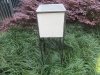 1Set Square White Mesh Modern Flower Plant Display Stand Holder