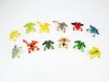 100 Vivid Plastic Frog Toy Mixed Color