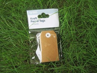 5Packs x 30Pcs Kraft Parcel Tags Labels Office Home Supplies Who