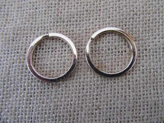 100Pcs Nickel Free Golden Split Ring Split Key Rings 30mm