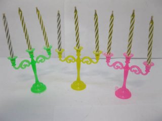 1Sheets X 20set Magic Relighting Trick Candles W/Candle Holder