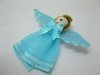 98 Blue Cute Hand Craft Organza Angel Embellishments 98 Blue Cute Hand Craft Organza Angel Embellishments