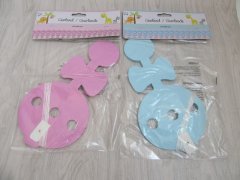 24Pcs Paper Baby Shower Garland Party Favor 4 Design 24Pcs Paper Baby Shower Garland Party Favor 4 Design